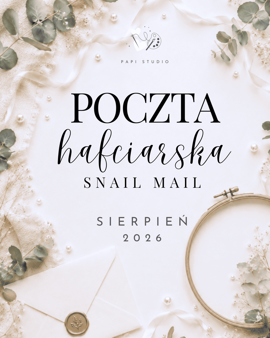 POCZTA HAFCIARSKA 2026 (2) Poczta hafciarska SIERPIEŃ 2026